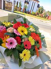 Букет цветов из:  Герберы #REPLACE_PRED# Уяре
